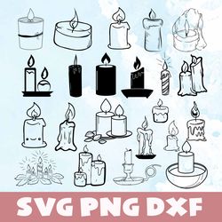 candle svg,png,dxf, candle bundle svg,png,dxf,vinyl cut file,png, cricut