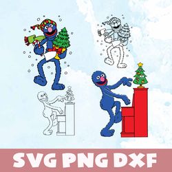 grover christmas svg,png,dxf, grover christmas bundle svg,png,dxf,vinyl cut file,png, cricut