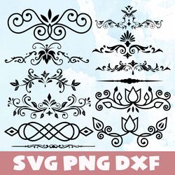 ornament divider svg,png,dxf , ornament divider bundle svg, png,dxf,vinyl cut file,png, cricut
