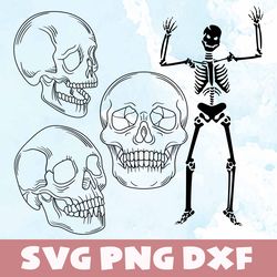 skull svg,png,dxf, skull bundle svg, png,dxf,vinyl cut file,png, cricut