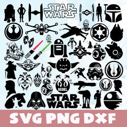 star war disney svg,png,dxf, star war disney bundle svg, png,dxf,vinyl cut file,png, cricut