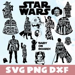 star war disney svg,png,dxf, star war disney bundle3 svg, png,dxf,vinyl cut file,png, cricut