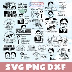 the office show svg,png,dxf,the office show bundle svg,png,dxf4,vinyl cut file,png, cricut