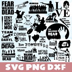 the walking dead tv show svg,png,dxf, the walking dead tv show bundle svg,png,dxf,vinyl cut file,png, cricut