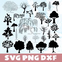 trees svg,png,dxf, trees bundle svg,png,dxf,vinyl cut file,png, cricut