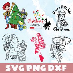 woody christmas svg,png,dxf, woody christmas bundle svg,png,dxf,vinyl cut file,png, cricut