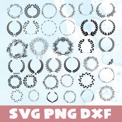 wreath svg,png,dxf, wreath bundle svg, png,dxf,vinyl cut file,png, cricut