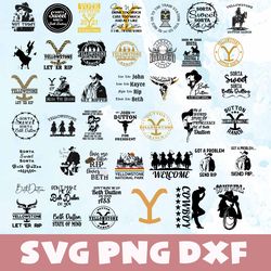yellowstone svg,png,dxf, yellowstone bundle svg, png,dxf,vinyl cut file,png, cricut