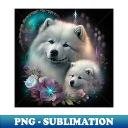 magical samoyeds - digital sublimation download file