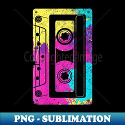 s cassette tape mixtape 80s and 90s costume - vintage sublimation png download