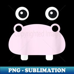 s kawaii hippo face easy halloween costume for girls adults - premium sublimation digital download