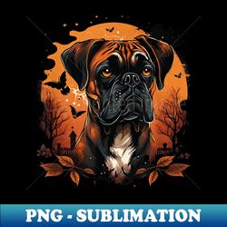 funny dog boxer halloween - digital sublimation download file