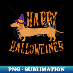 Happy Halloweiner Funny Halloween Weiner Dachsund - Decorative Sublimation Png File