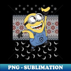 despicable me minions banana ugly christmas - aesthetic sublimation digital file