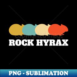 rock hyrax retro vintage design - png sublimation digital download