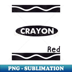 s red-crayon graphic halloween costume group team matching - sublimation-ready png file