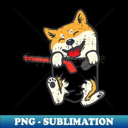 Pocket Shiba Inu Feet Ice Hockey Cute Akita Japanese Dog - Professional Sublimation Digital Download