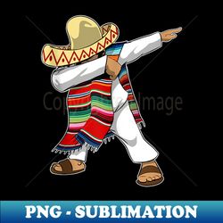 mexican serape dabbing poncho - digital sublimation download file