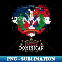 coat of arms republica dominicana for & dominican flag - modern sublimation png file
