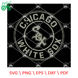 chicago white sox svg, sports logo svg, mlb svg, baseball svg file, baseball logo, mlb fabric, mlb baseball, mlb