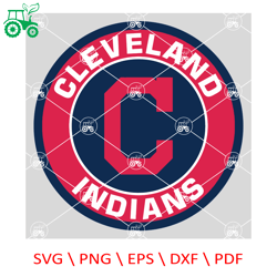 cleveland indians svg, sports logo, mlb svg, baseball svg file, baseball logo, mlb fabric, mlb baseball, mlb