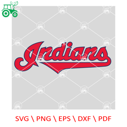 cleveland indians svg, sports logo, mlb svg, baseball svg file, baseball logo, mlb fabric, mlb baseball, mlb