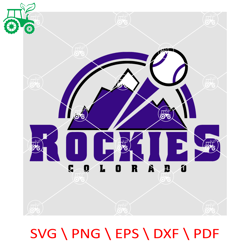 colorado rockies svg, sports logo svg, mlb svg, baseball svg file, baseball logo, mlb fabric, mlb baseball, mlb svg