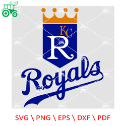 kansas city royals svg, sports logo svg, mlb svg, baseball svg file, baseball logo, mlb fabric, mlb baseball, mlb svg