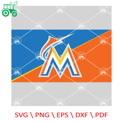 miami marlins svg, sports logo svg, mlb svg, baseball svg file, baseball logo, mlb fabric, mlb baseball, mlb svg