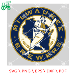 milwaukee brewers svg, sports logo svg, mlb svg, milwaukee brewers baseball svg, mlb svg, baseball svg file, baseball