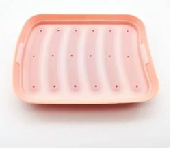 healthy bake silicone sausage mould convenient exhaust food grade easy to release thickened with lid baby supplemen tool