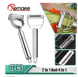 new stainless steel multifunctional paring knife vegetable fruit potato cucumber peeler portable sharp kitchen accessori