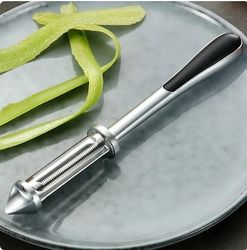 double-sided zinc alloy peeler household three-in-one multifunctional stainless steel peeler kitchen melon planing gadge