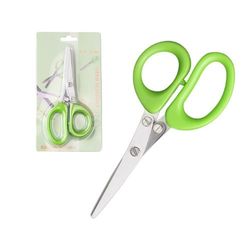 muti-layers kitchen scissors stainless steel vegetable cutter scallion herb laver spices cooking tool cut kitchen access