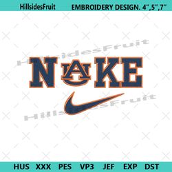 nike auburn tigers swoosh embroidery design download file