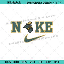 nike coastal carolina chanticleers swoosh embroidery design download file