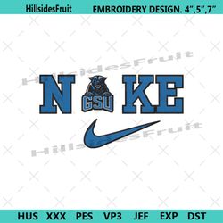 nike georgia state panthers swoosh embroidery design download file