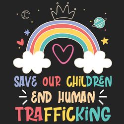 save our children end human trafficking svg