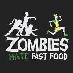 zombies hate fast food gift for zombies lover trending svg