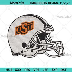 oklahoma state cowboys helmet machine embroidery file