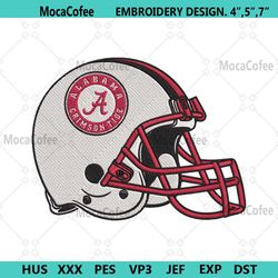 alabama crimson tide helmet embroidery design file