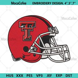 texas tech red raiders helmet embroidery design download file