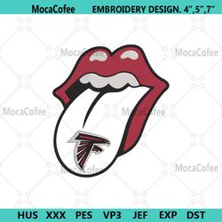 rolling stone logo atlanta falcons embroidery design download file