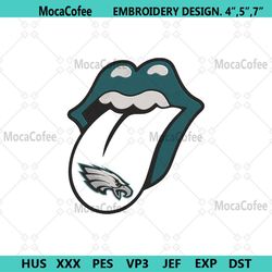 rolling stone logo philadelphia eagles embroidery design download file