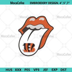 rolling stone logo cincinnati bengals embroidery design download file