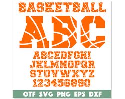 basketball font otf, basketball font svg, sports font, basketball svg, sport font svg, basketball letters svg cricut