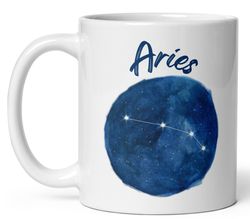 aries mug zodiac astrological sign aries constellation birthday gift celestial astrology gift aries