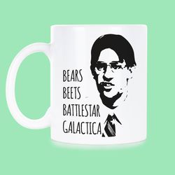 bears battlestar mug bear beet battlestar jim halpert dwight bears beet galactica bears beets mug bears battlestar cup b