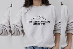 faith can move mountains matthew 1720