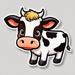 laughing cow poster design download file png